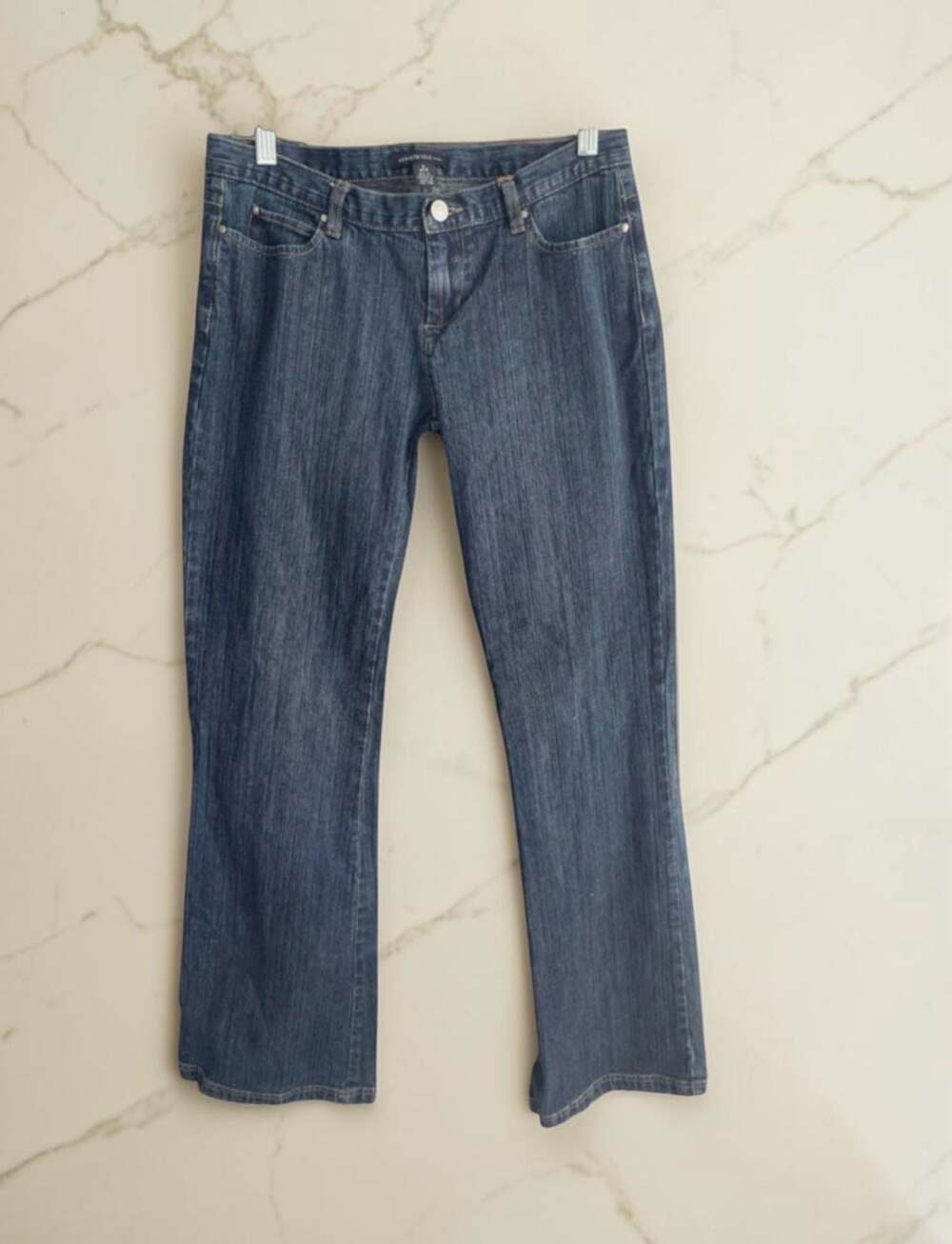 Kenneth Cole New York Straight Leg Blue Denim Jeans Size 6